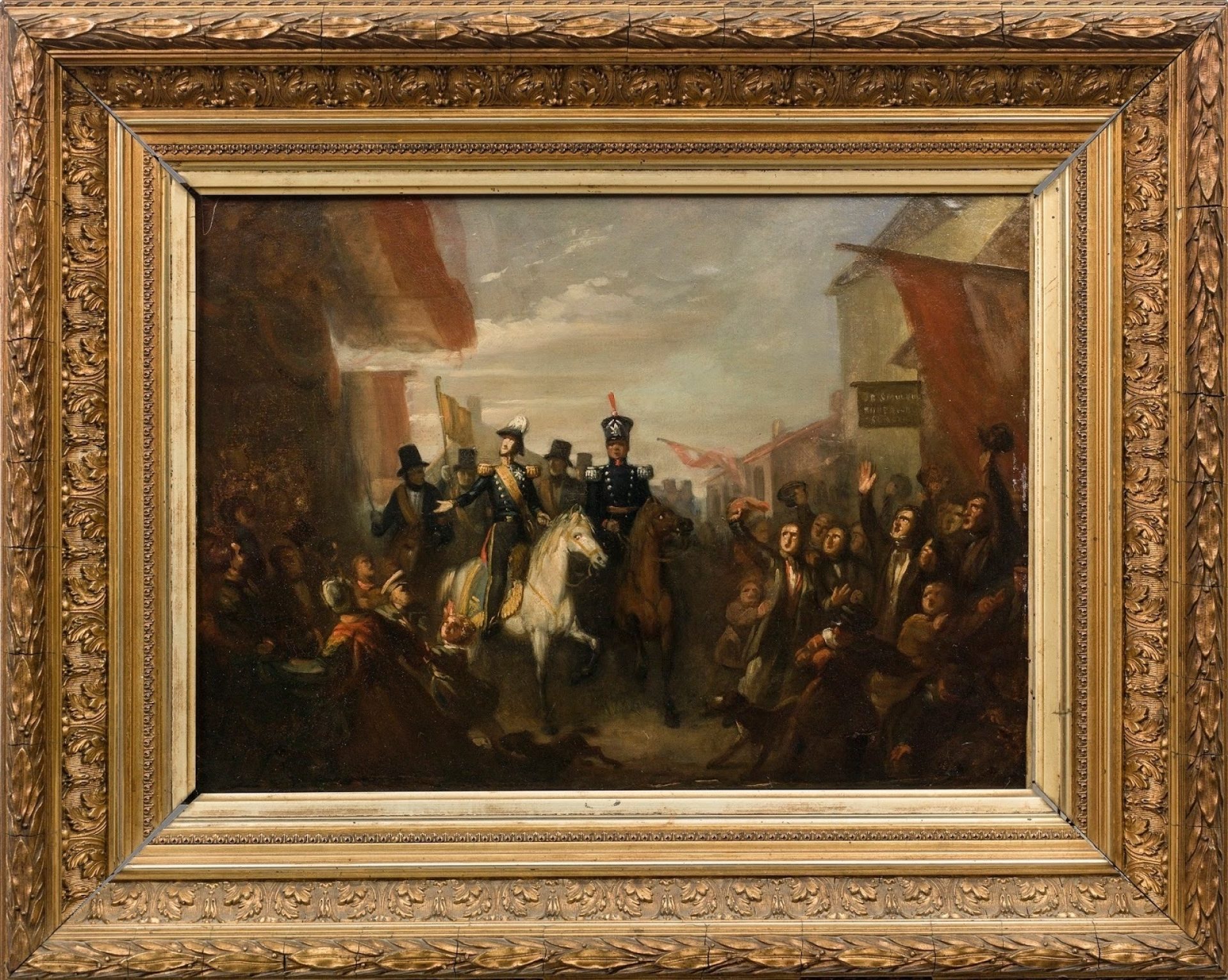 2018 05 schilderij intocht Willem II burgemeesterskamer