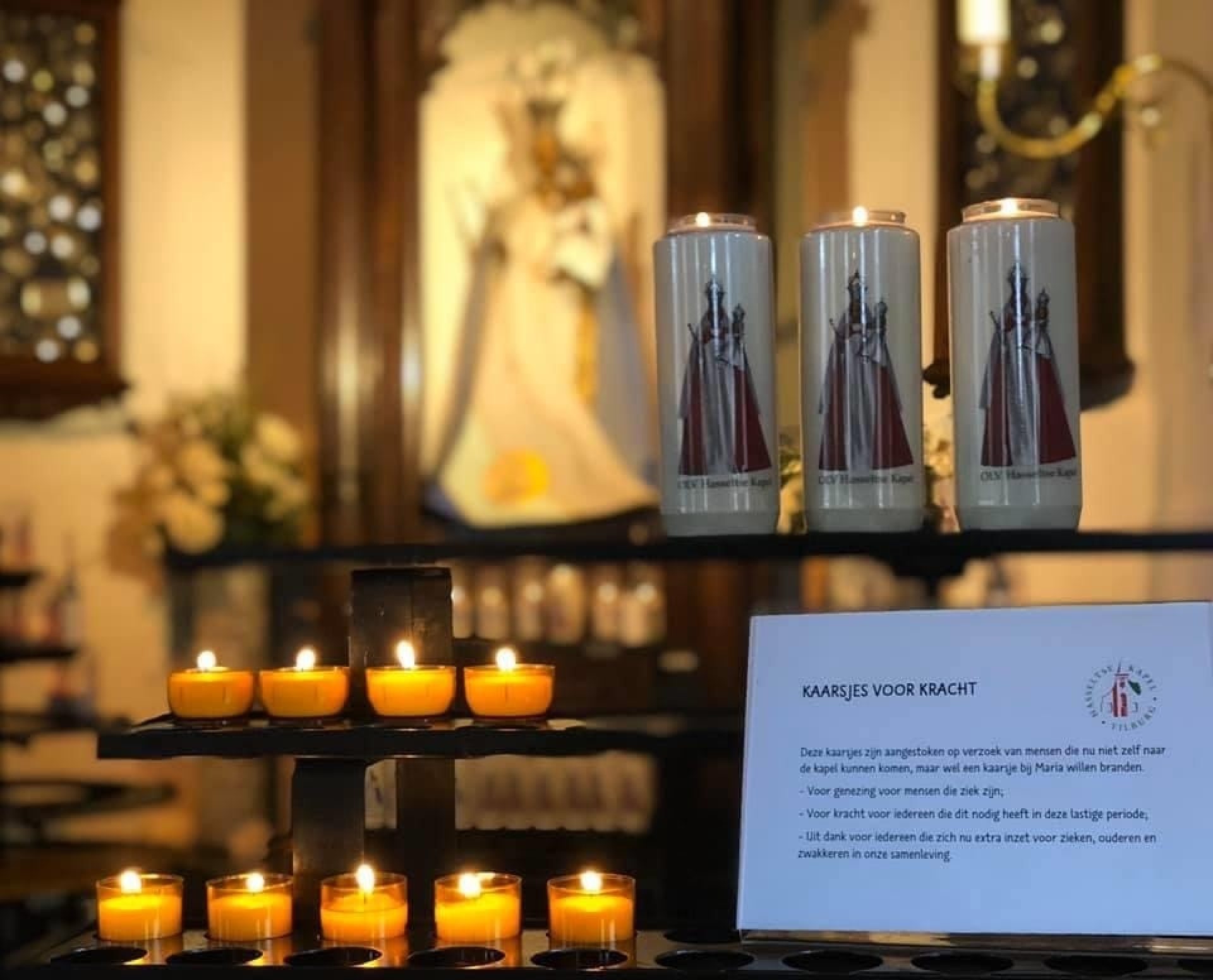 Kaarsen in Hasseltse Kapel