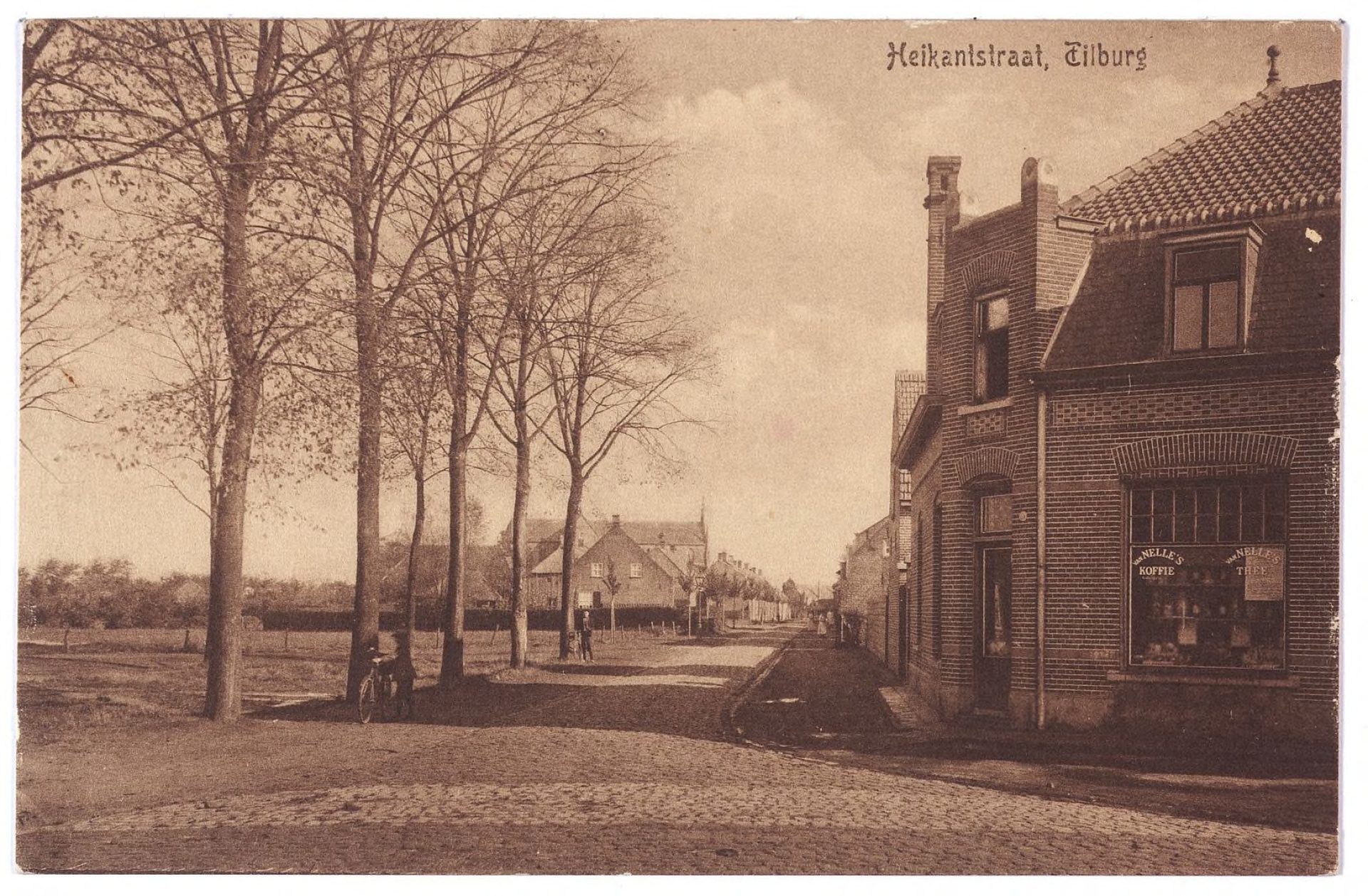 Kruispunt van Heikant Lijnsheike en Moleneind foto ca 1915 collectie Regionaal Archief Tilburg