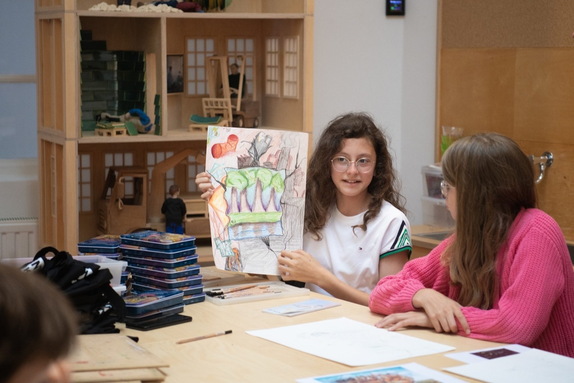 Leren met en van elkaar Foto Maria van der Heyden