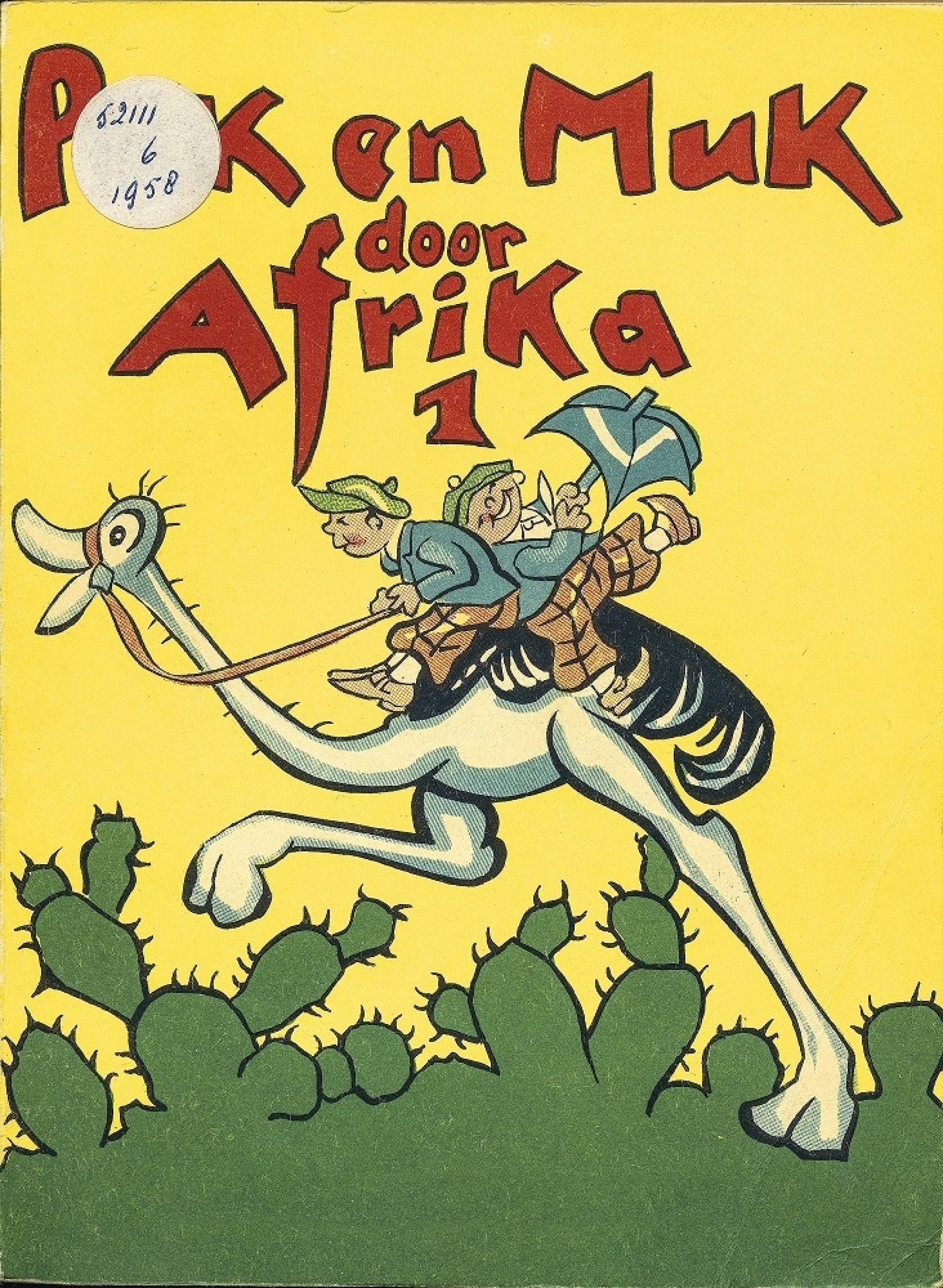 Persbericht stadscollectie 05 Zwijzen 1937 Puk en Muk door Afrika I