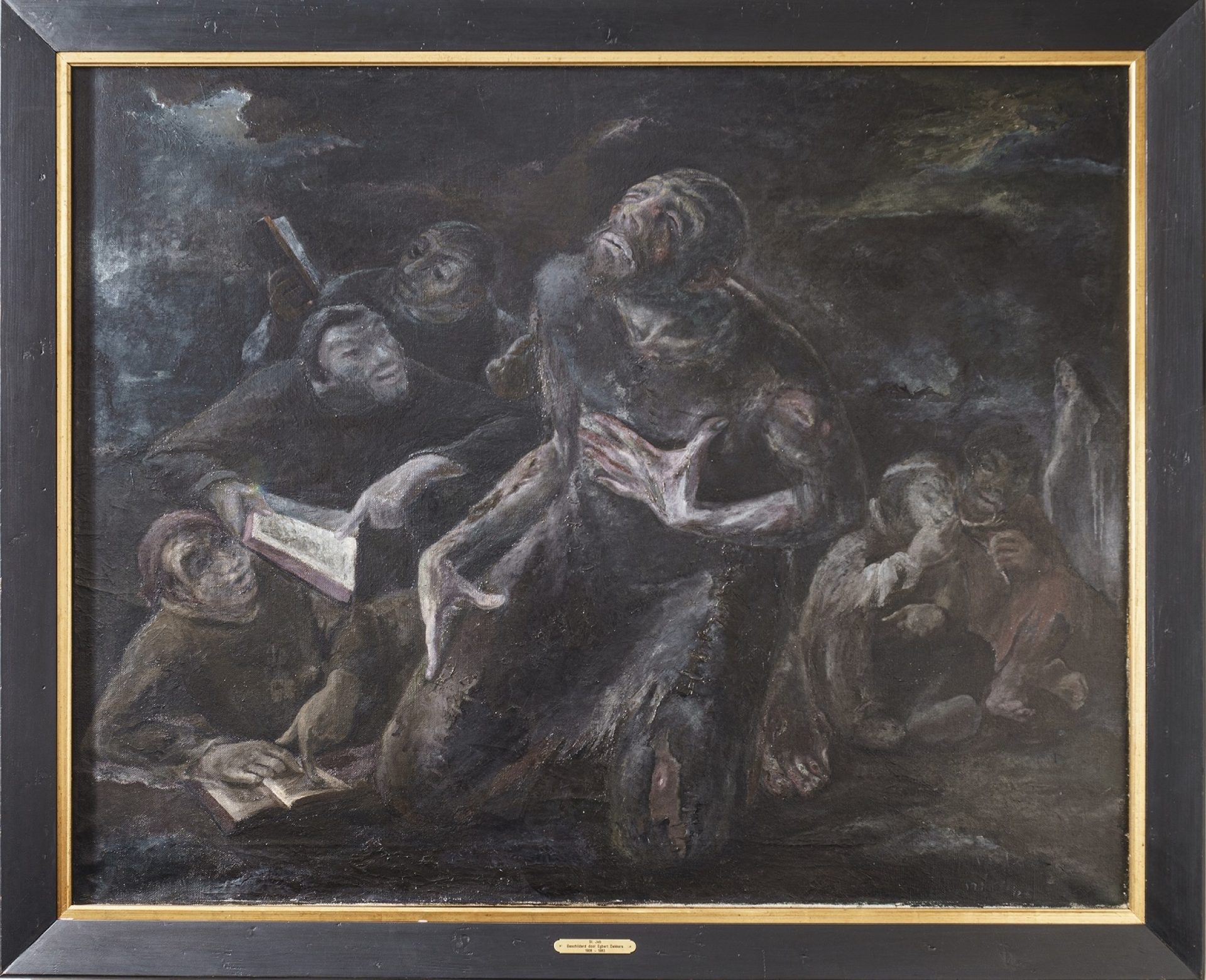 Schilderij van Egbert Dekkers 1942 Particuliewre collectie foto Jan van Oevelen