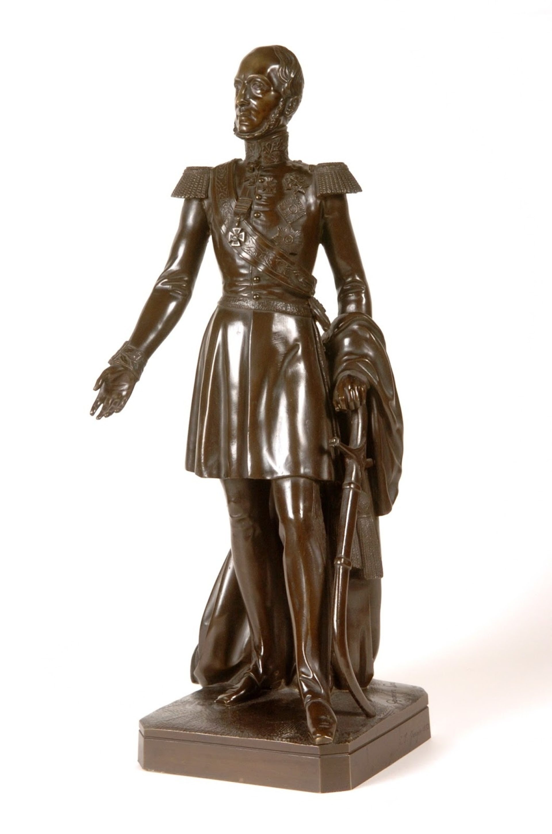 Willem II model standbeeld op de Heuvel 1854