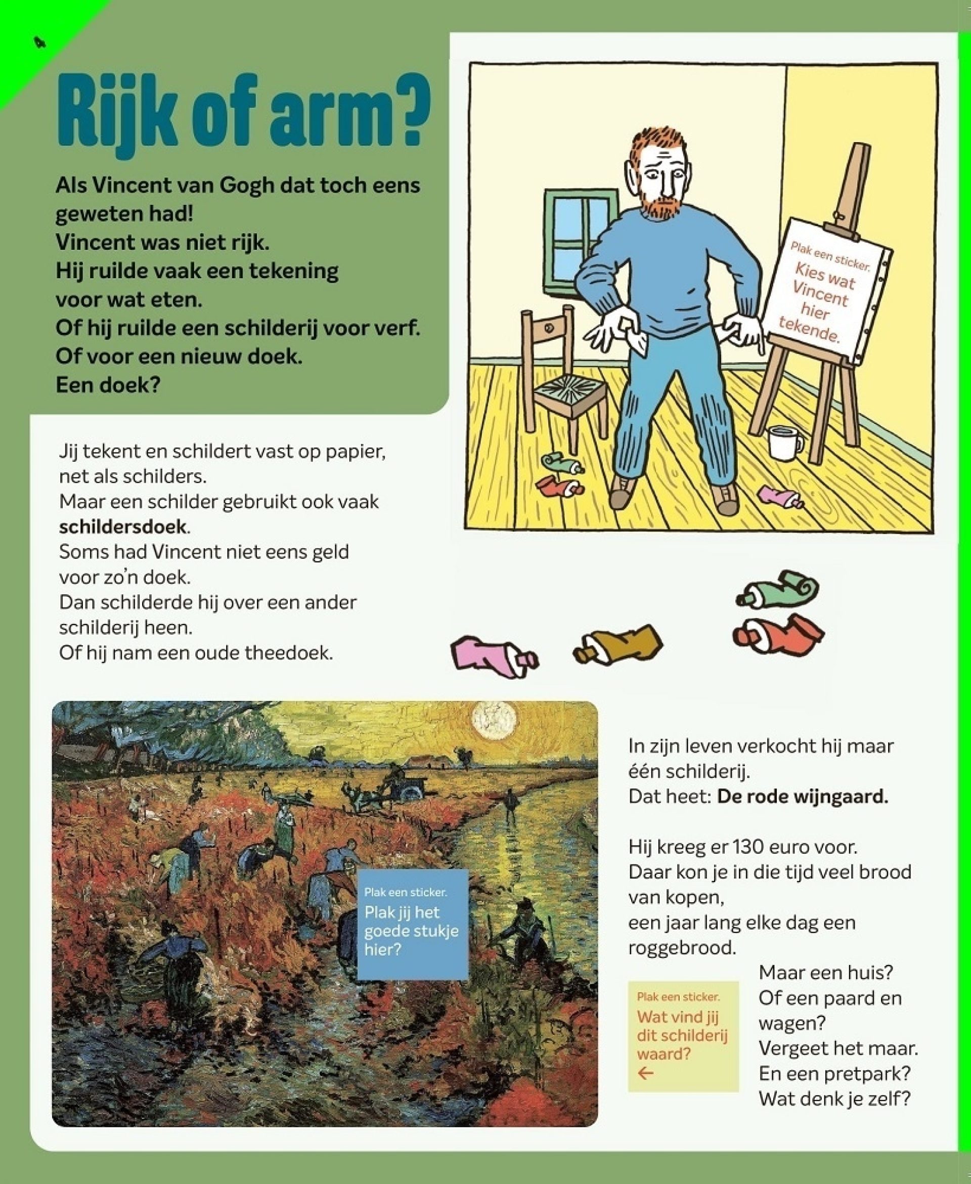 Detail uit Onze Vincent in de 19e eeuw