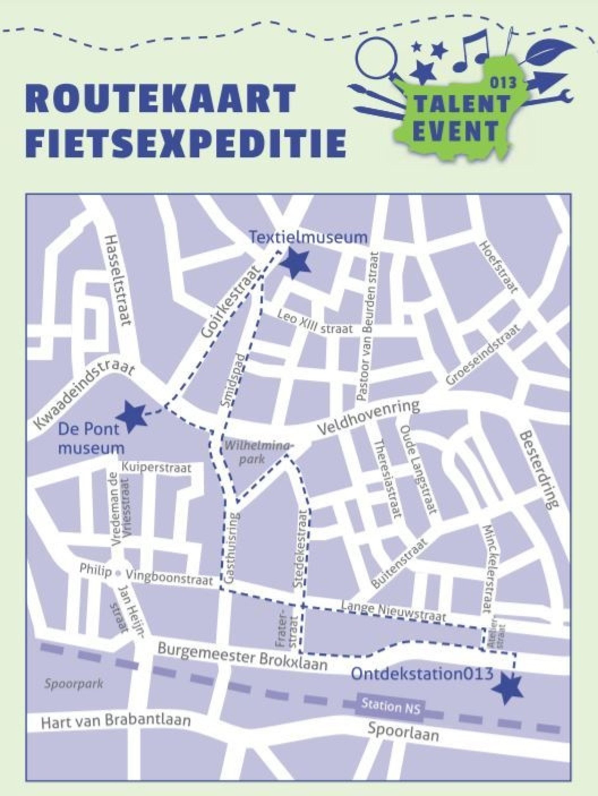 Erfgoedroute kaartje