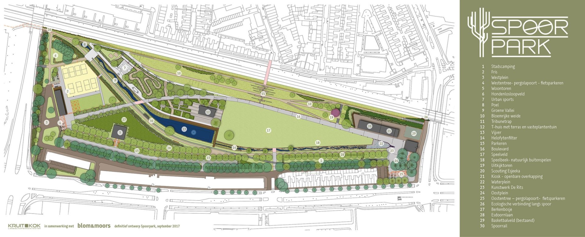 Spoorpark plattegrond 1
