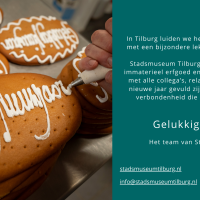 Nieuwjaarskaart 2025 Stadsmuseum Tilburg