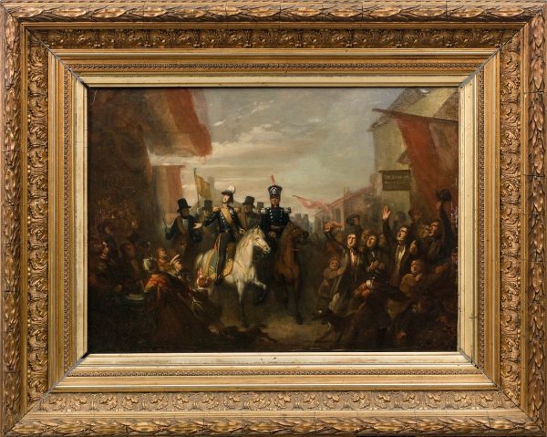 2018 05 schilderij intocht Willem II burgemeesterskamer